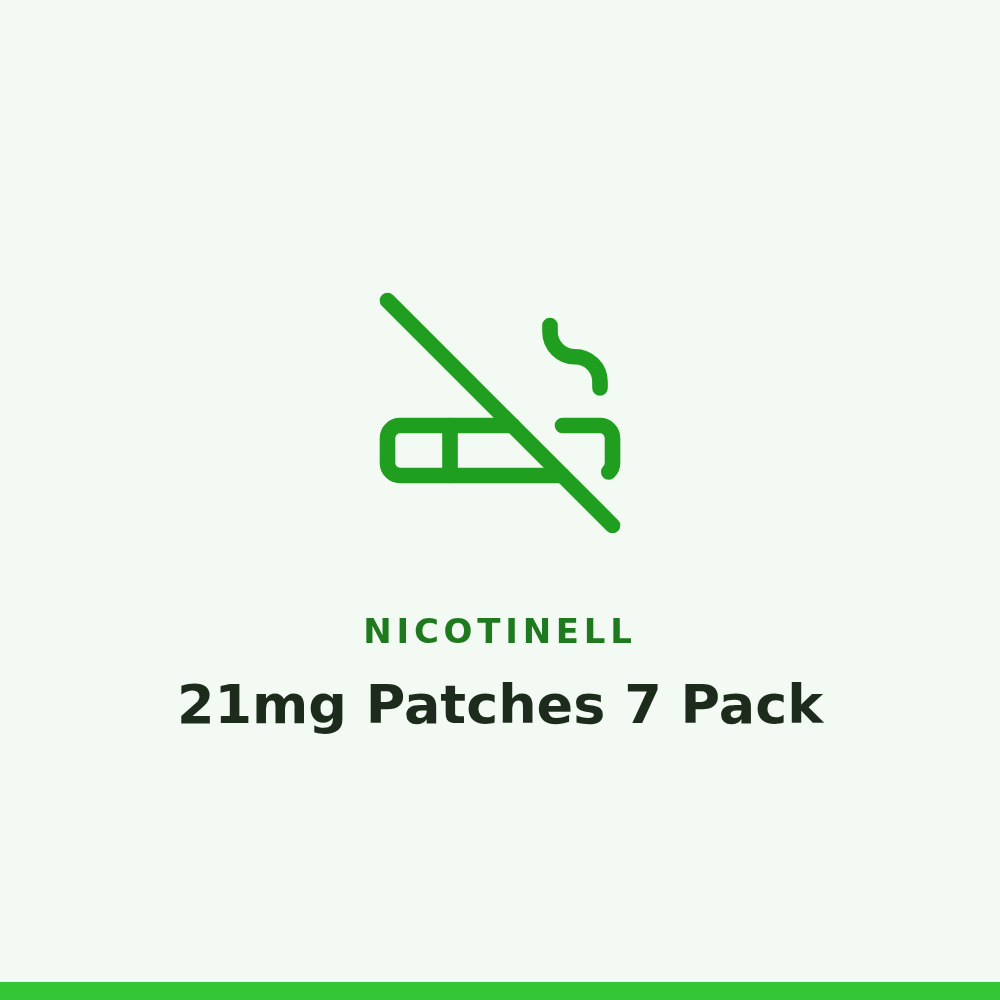 Nicotinell 21mg Patches 7 Pack