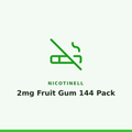 Nicotinell 2mg Fruit Gum 144 Pack