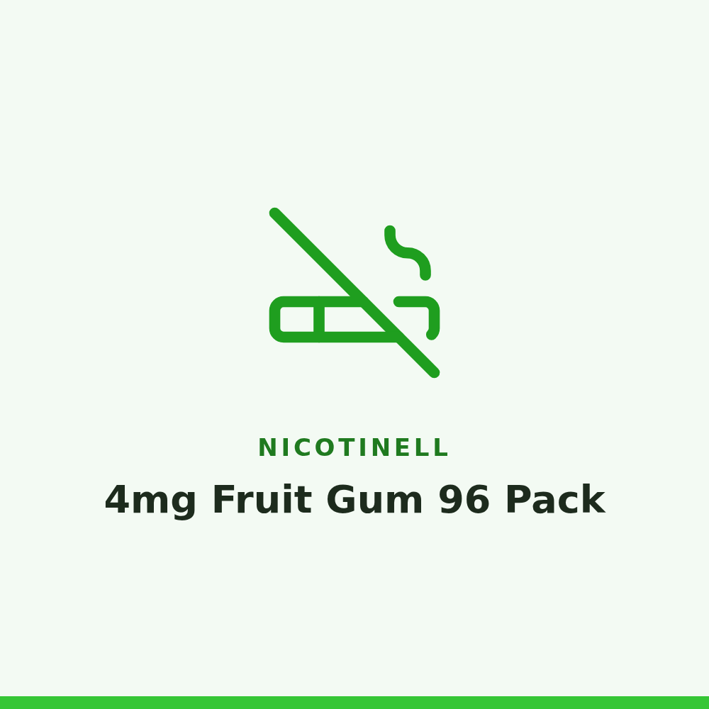 Nicotinell 4mg Fruit Gum 96 Pack