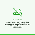 Nicotinell Nicotine 2mg Regular Strength Peppermint 72 Lozenges