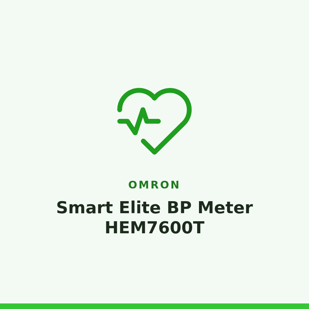Omron Smart Elite BP Meter HEM7600T