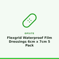 Opsite Flexgrid Waterproof Film Dressings 6cm x 7cm 5 Pack