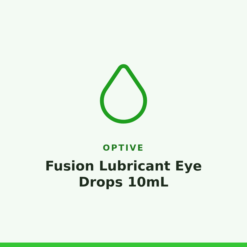 Optive Fusion Lubricant Eye Drops 10mL