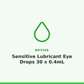 Optive Sensitive Lubricant Eye Drops 30 x 0.4mL