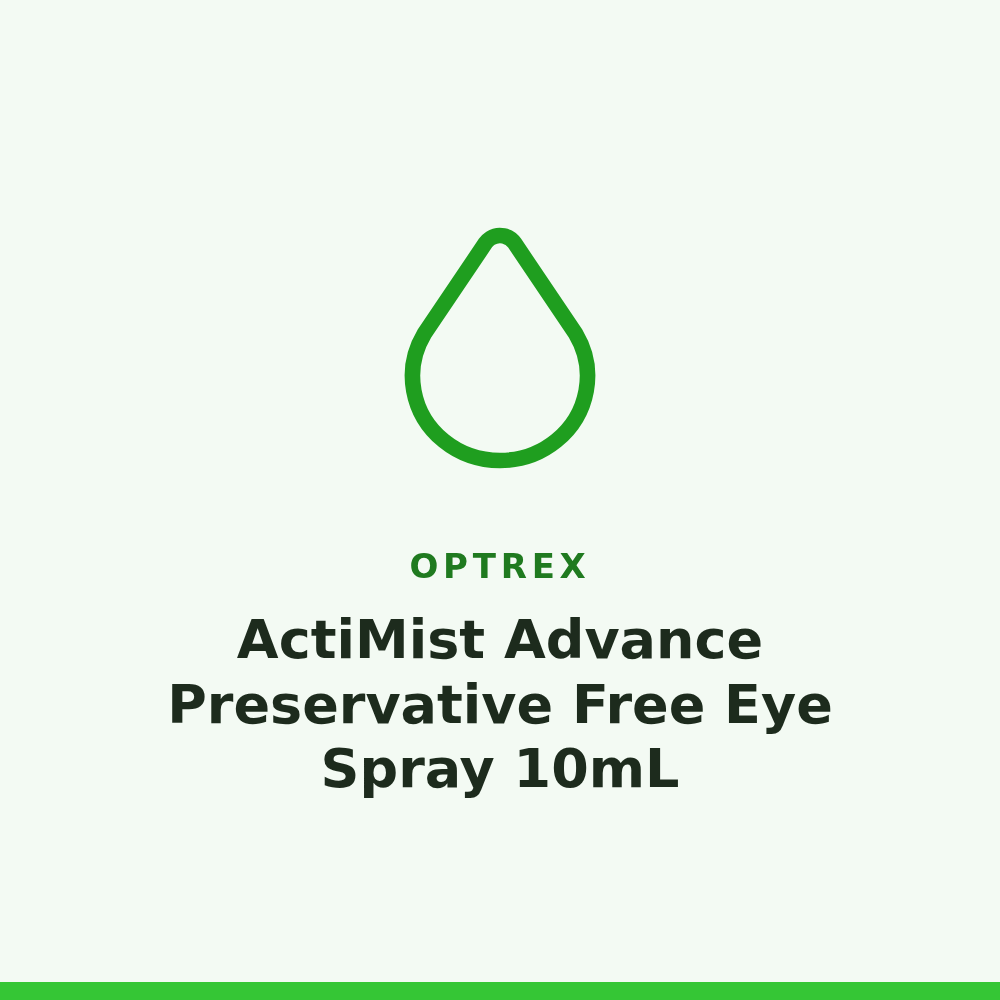 Optrex ActiMist Advance Preservative Free Eye Spray 10mL