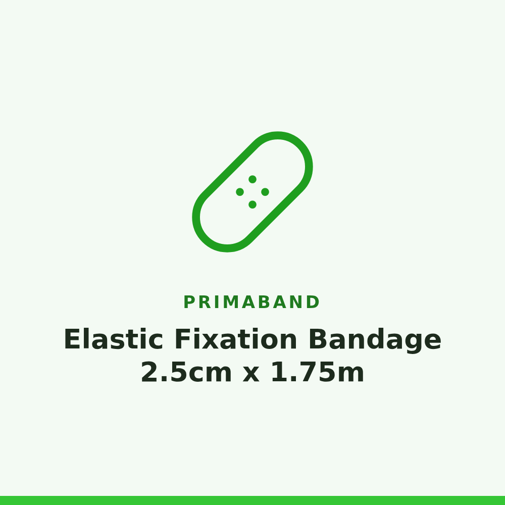 Primaband Elastic Fixation Bandage 2.5cm x 1.75m