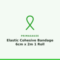 Primagauze Elastic Cohesive Bandage 6cm x 2m 1 Roll