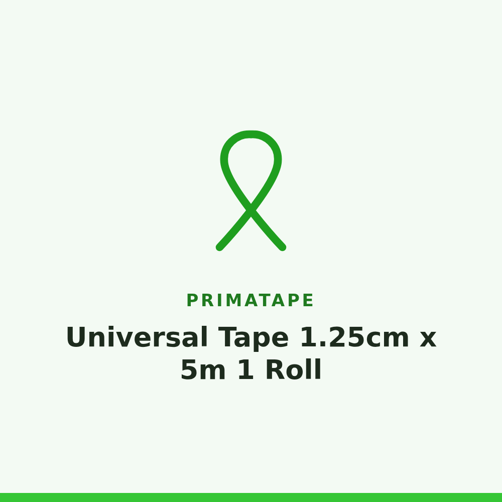 Primatape Universal Tape 1.25cm x 5m 1 Roll