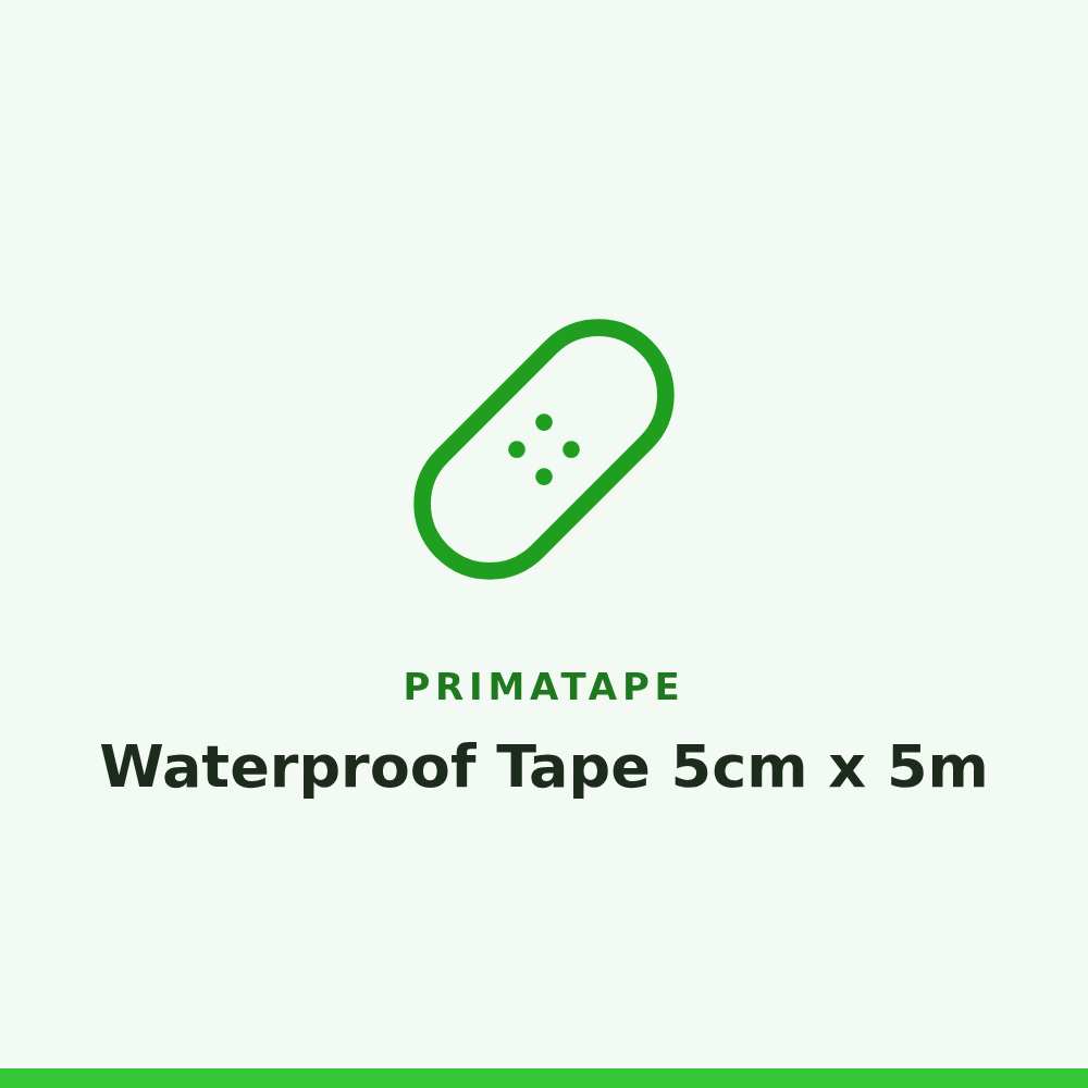 Primatape Waterproof Tape 5cm x 5m