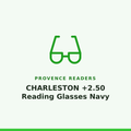 Provence Readers CHARLESTON +2.50 Reading Glasses Navy 1 Pair