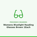 Provence Readers Womens Bluelight Reading Glasses Brown 1Each