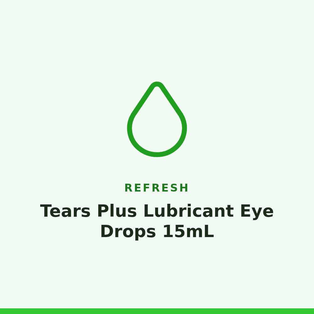 Refresh Tears Plus Lubricant Eye Drops 15mL