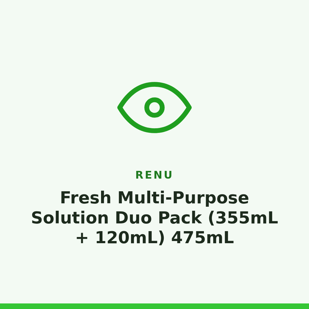 Renu Fresh Multi-Purpose Solution Duo Pack (355mL + 120mL) 475mL