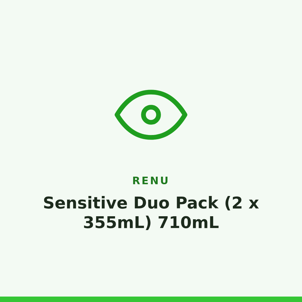 Renu Sensitive Duo Pack (2 x 355mL) 710mL