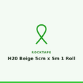 Rocktape H20 Beige 5cm x 5m 1 Roll