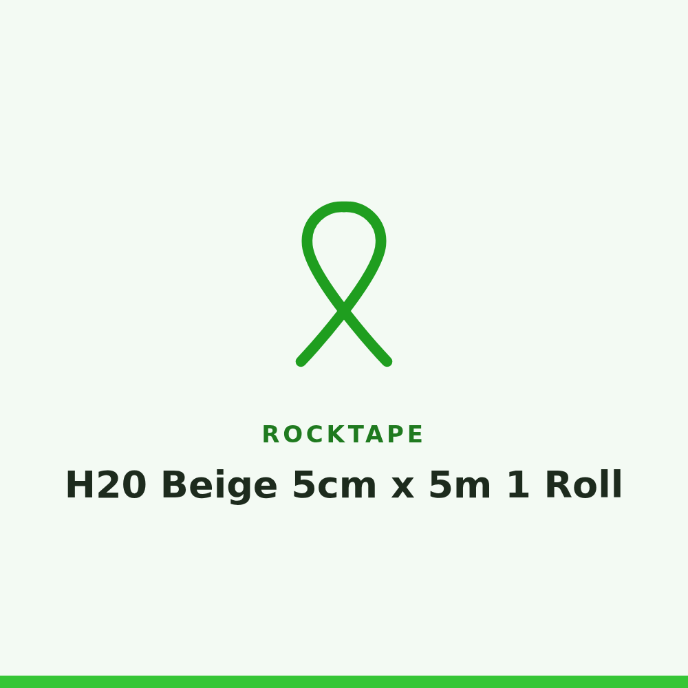 Rocktape H20 Beige 5cm x 5m 1 Roll