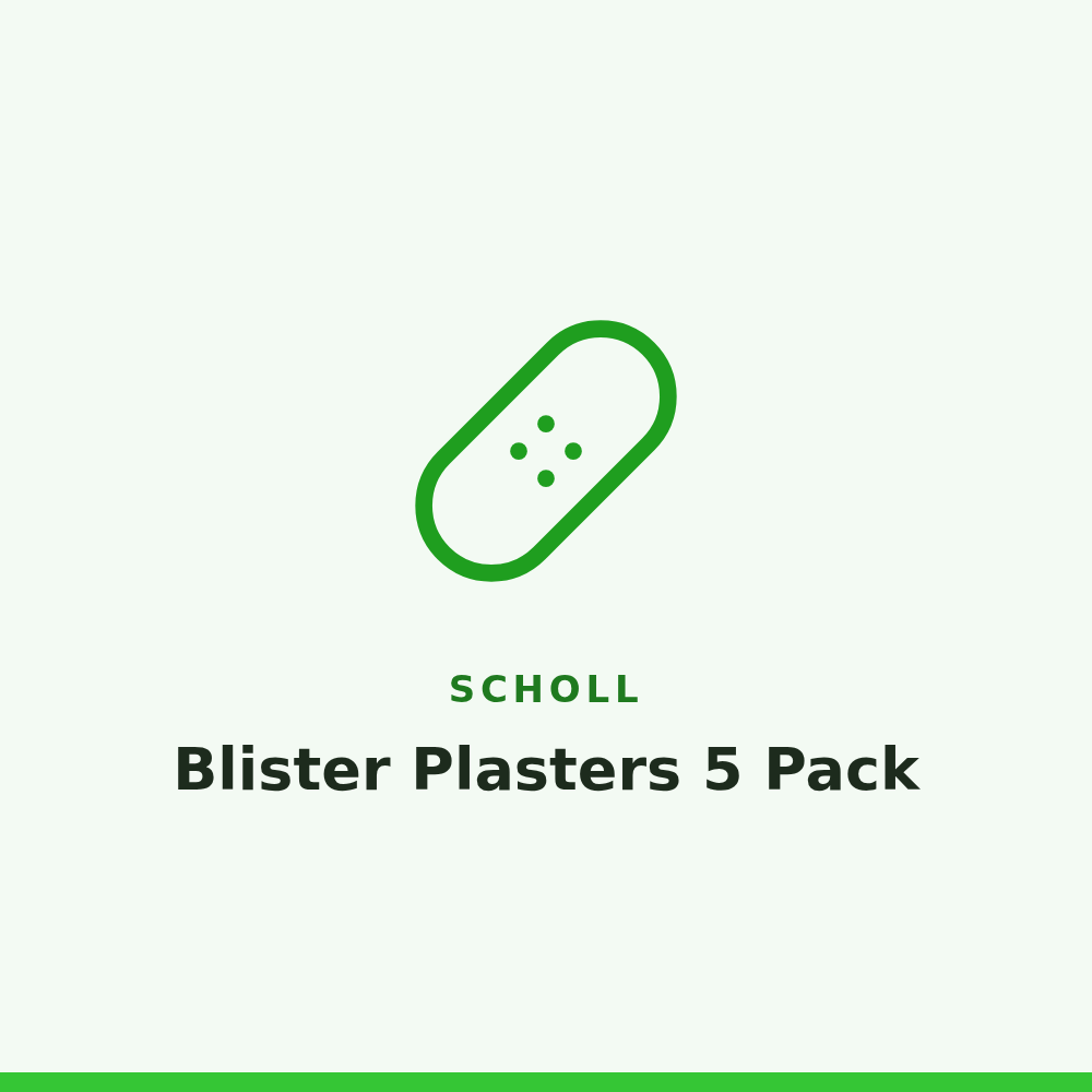 Scholl Blister Plasters 5 Pack