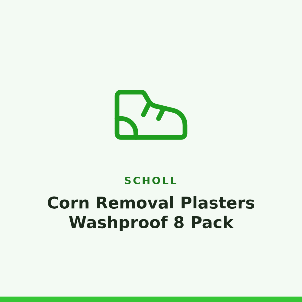 Scholl Corn Removal Plasters Washproof 8 Pack