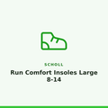 Scholl Run Comfort Insoles Large 8-14 1 Pair