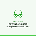 Solarized REWIND CLASSIC Sunglasses Dark Tort 1 Pair