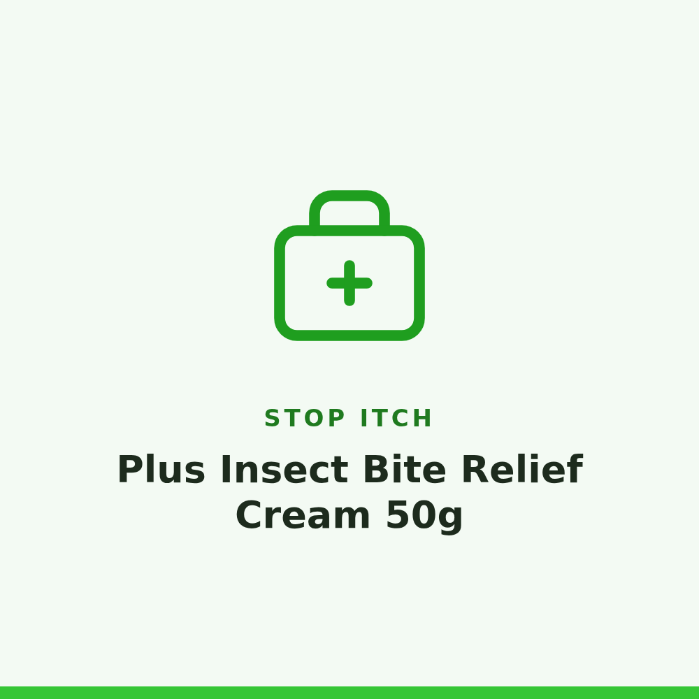 Stop Itch Plus Insect Bite Relief Cream 50g