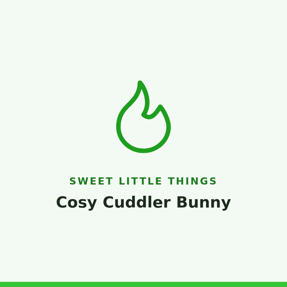 Sweet Little Things Cosy Cuddler Bunny