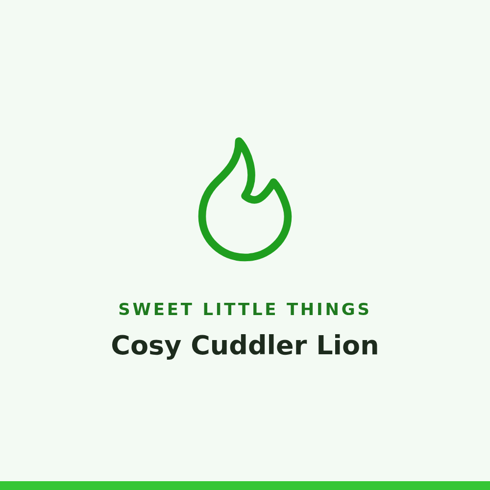 Sweet Little Things Cosy Cuddler Lion