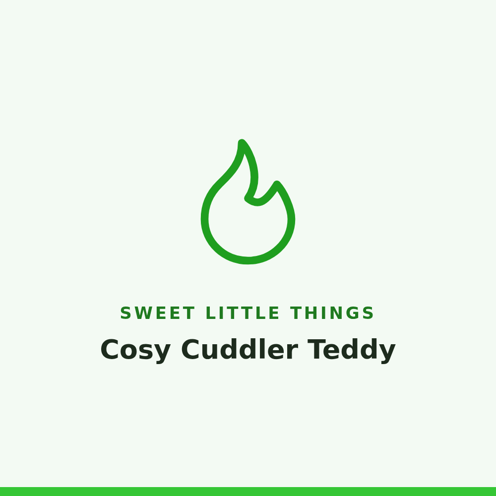 Sweet Little Things Cosy Cuddler Teddy