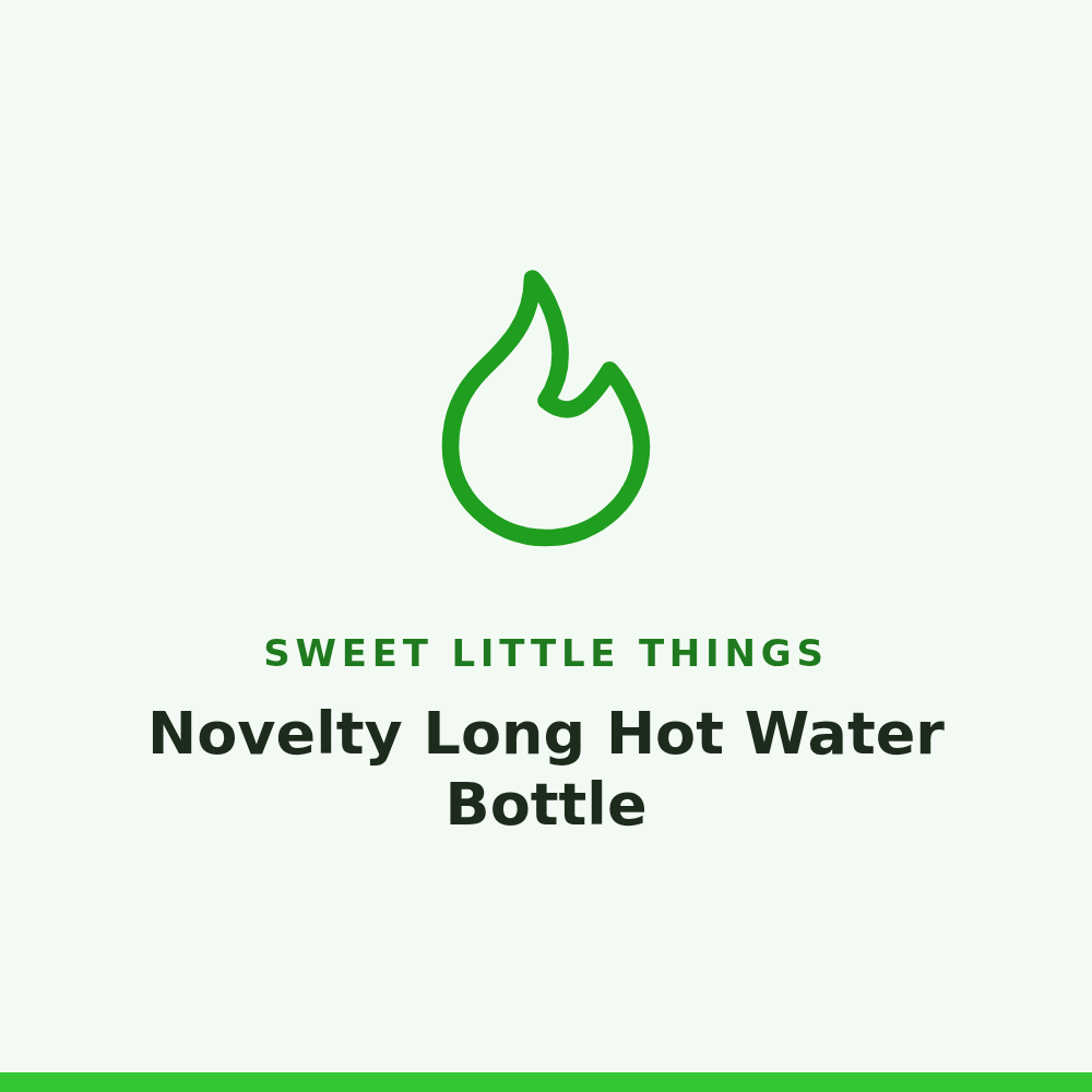 Sweet Little Things Novelty Long Hot Water Bottle