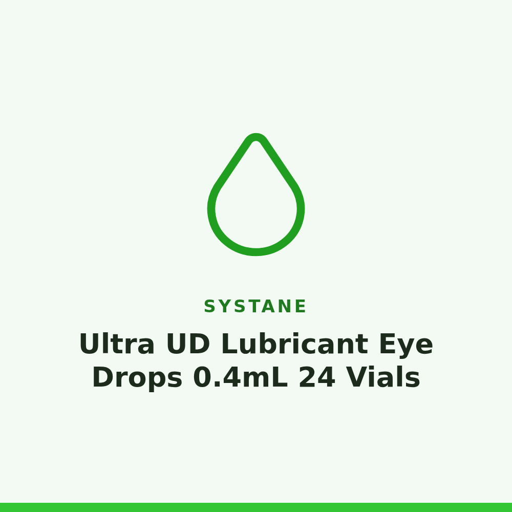 Systane Ultra UD Lubricant Eye Drops 0.4mL 24 Vials