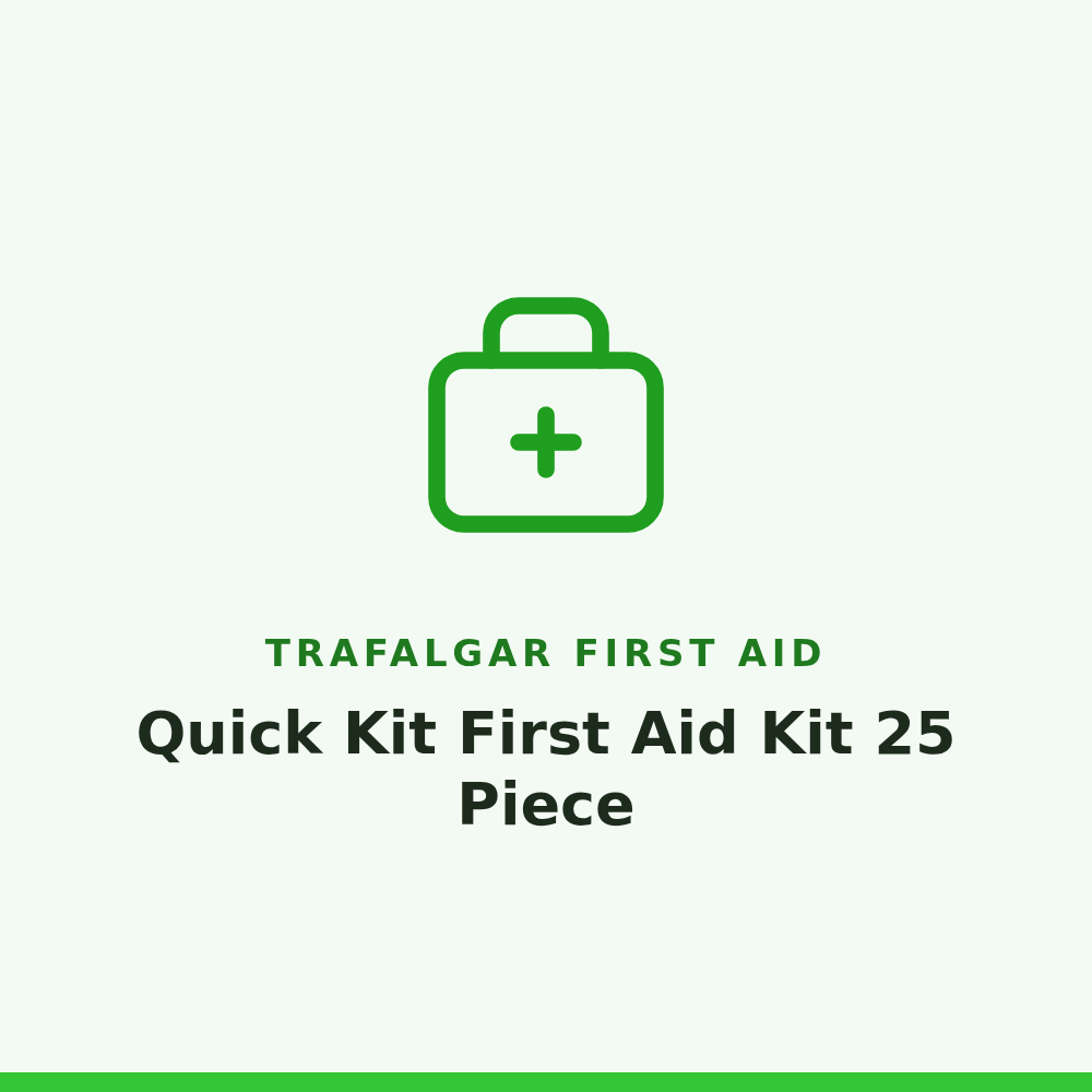Trafalgar First Aid Quick Kit First Aid Kit 25 Piece
