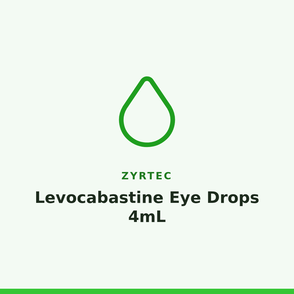 Zyrtec Levocabastine Eye Drops 4mL